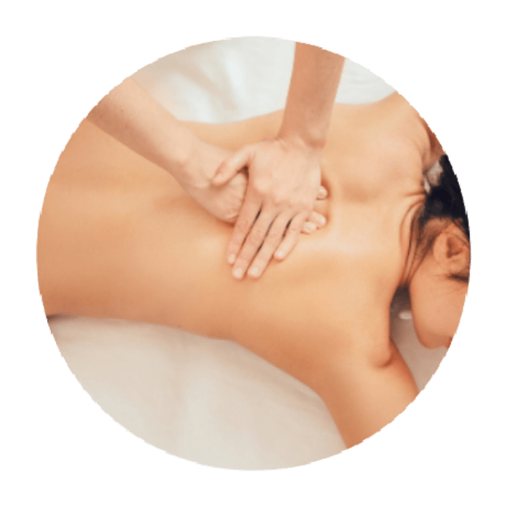 massage toucher réflexe du dos