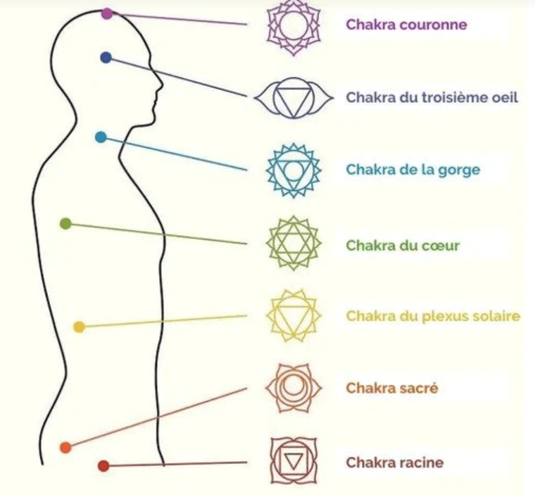 Représentation des chakras