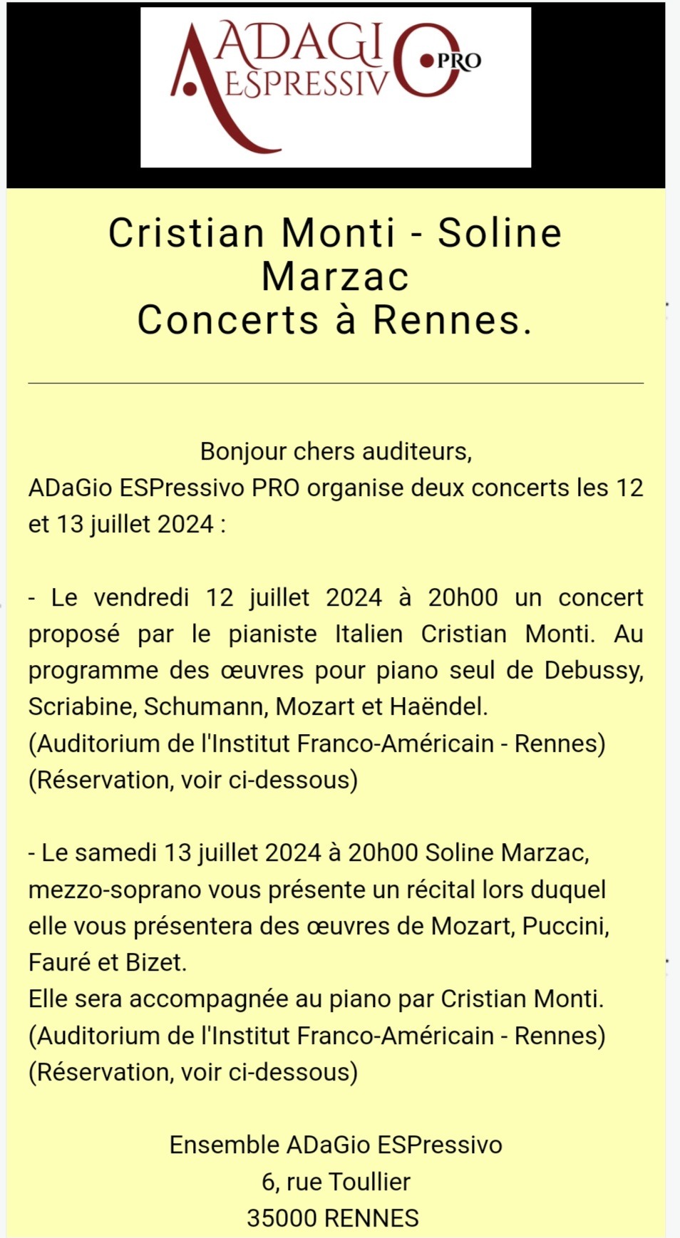 christian monti soline marzac concerts rennes